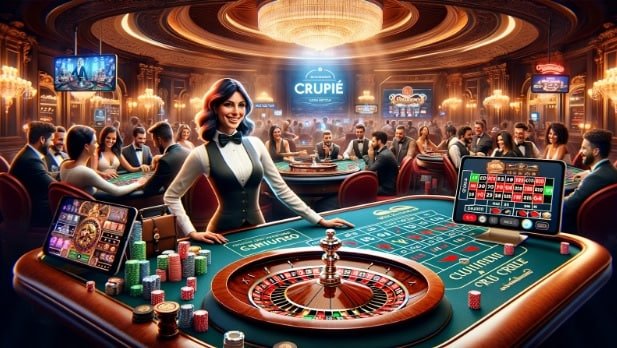 Studio live casino AWA72 dengan dealer profesional dan sistem kamera multi-angle HD
